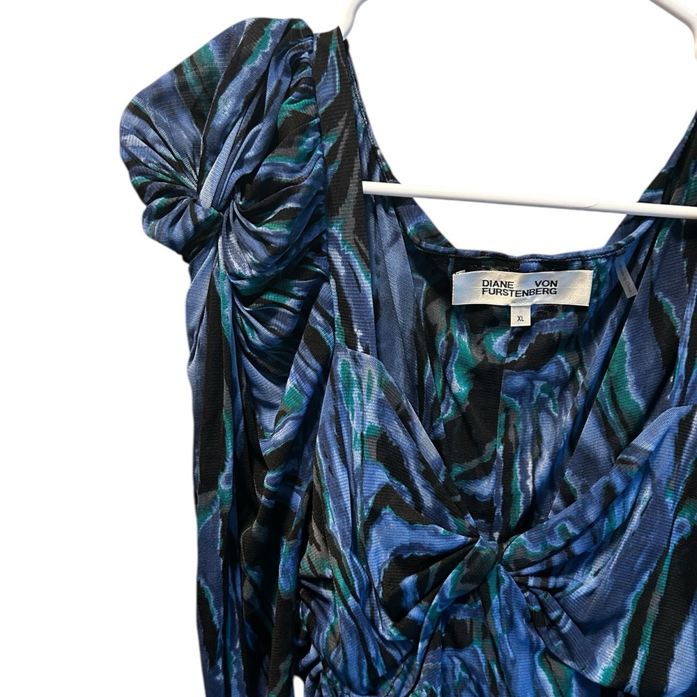 Diane Von Furstenberg Bettina Ruched Puff Dress - Picture 6 of 10